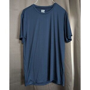 32 Degrees Cool Short Sleeve Navy Blue Classic Tee Size M